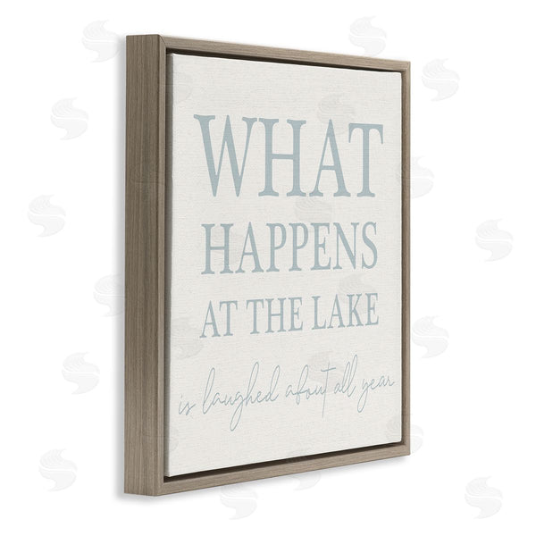 Stupell Industries Stupell Studio | Funny Lake House Phrase Wall Art