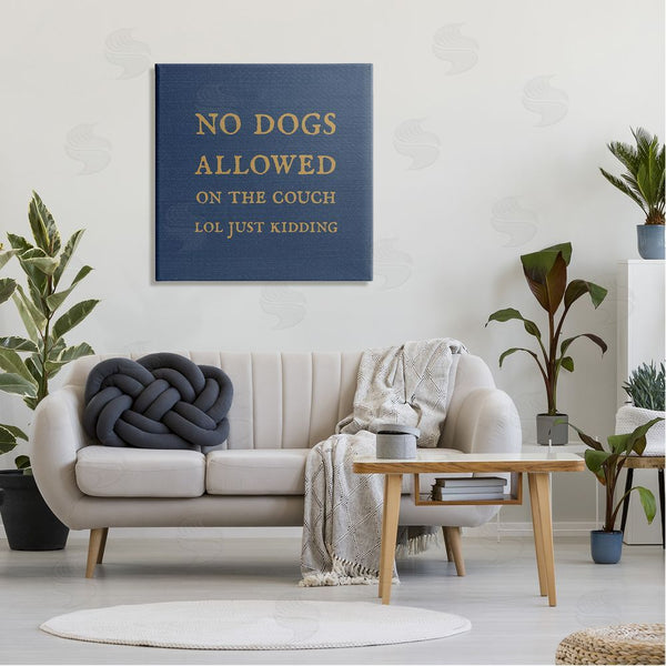 Stupell Industries Stupell Studio | Funny No Dogs Allowed Pet Phrase Wall Art