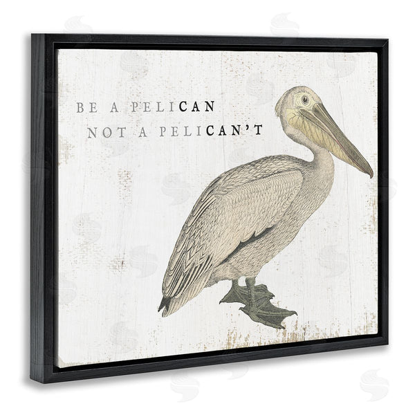 Stupell Industries Stupell Studio | Funny Pelican Beach Phrase Pun