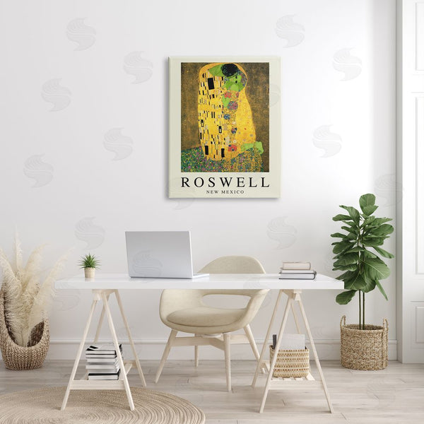 Stupell Industries Stupell Studio | Funny Roswell NM Alien Klimt Wall Art