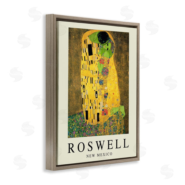 Stupell Industries Stupell Studio | Funny Roswell NM Alien Klimt Wall Art
