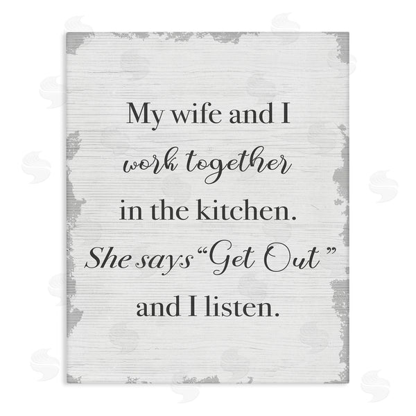 stupell industries Stupell Studio | Funny Work Together In Kitchen