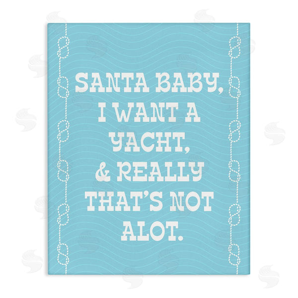 stupell industries Stupell Studio | Funny Yacht For Christmas Wall Art