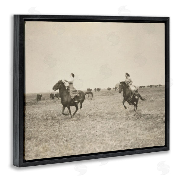 Stupell Industries Stupell Studio | Galloping Cowgirl Friends Wall Art