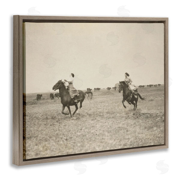 Stupell Industries Stupell Studio | Galloping Cowgirl Friends Wall Art
