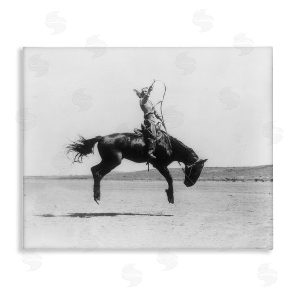 stupell industries Stupell Studio | Galloping Rodeo Cowgirl Wall Art