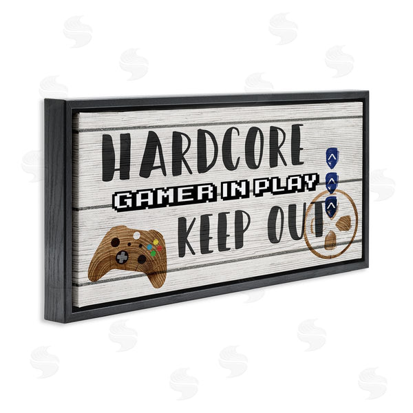 Stupell Industries Stupell Studio | Gamer In Play Keep Out Wall Art