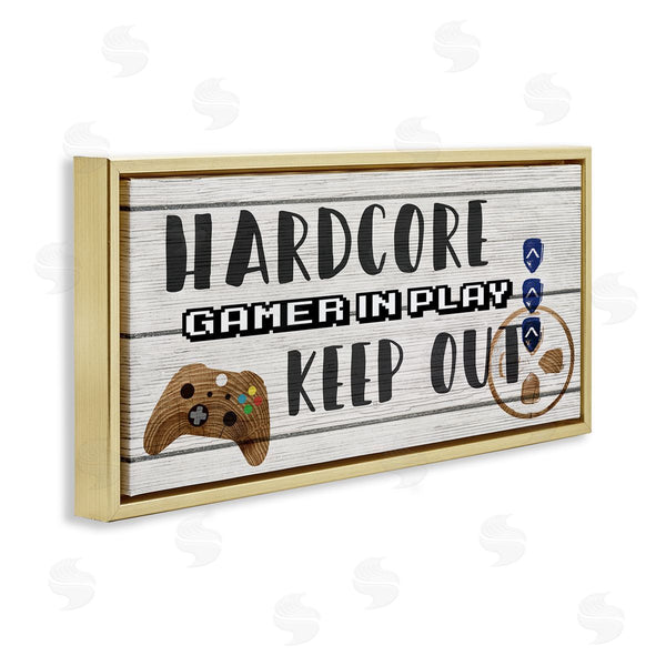 Stupell Industries Stupell Studio | Gamer In Play Keep Out Wall Art