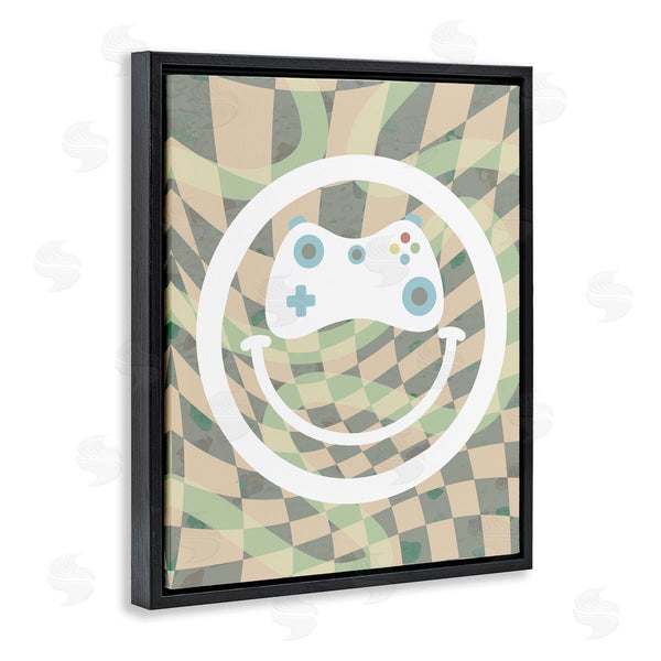 Stupell Industries Stupell Studio | Gamer Smile Patterned Wall Art