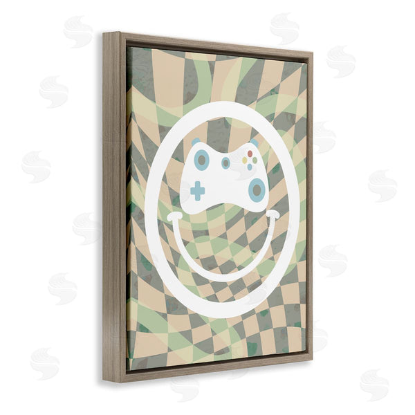 Stupell Industries Stupell Studio | Gamer Smile Patterned Wall Art