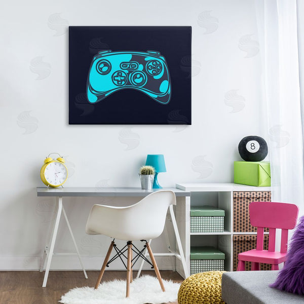 Stupell Industries Stupell Studio | Gaming Controller On Black Wall Art