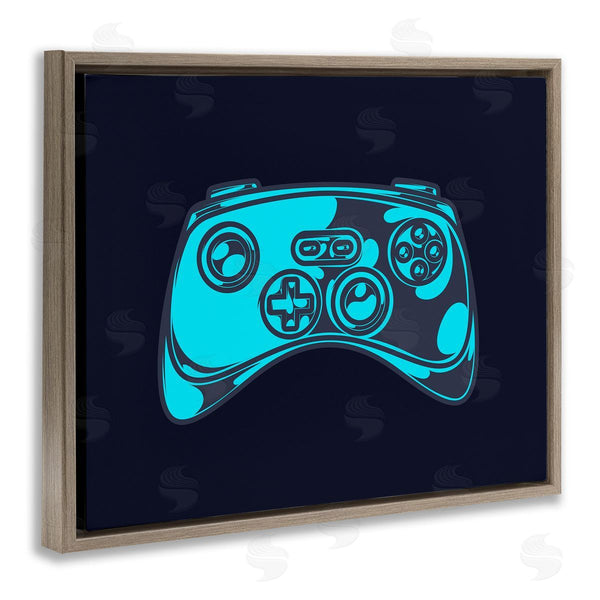 Stupell Industries Stupell Studio | Gaming Controller On Black Wall Art
