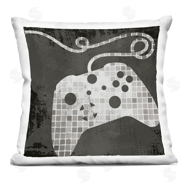 stupell industries Stupell Studio | Gaming Controller Silhouette Printed Throw Pillow