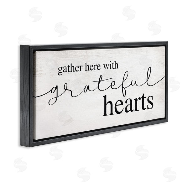 Stupell Industries Stupell Studio | Gather Grateful Hearts Charming Design