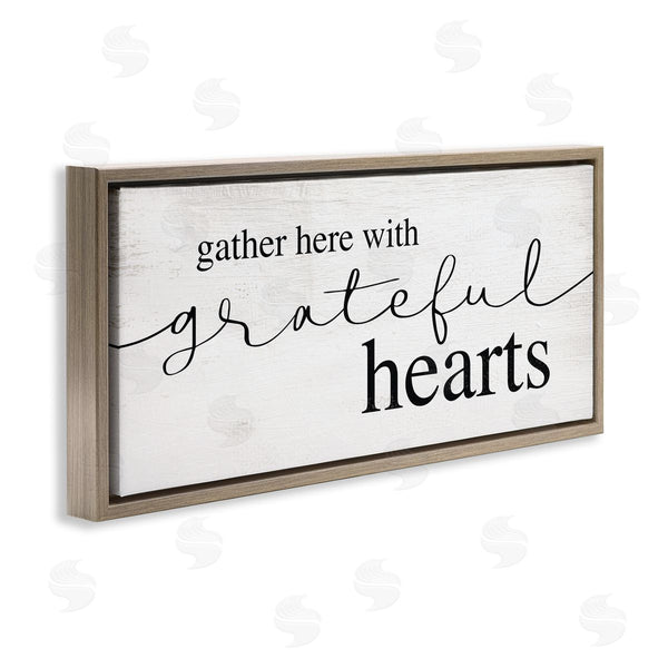 Stupell Industries Stupell Studio | Gather Grateful Hearts Charming Design