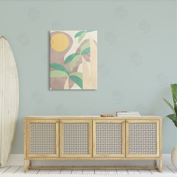 Stupell Industries Stupell Studio | Geometric Palm Tree Summer Wall Art