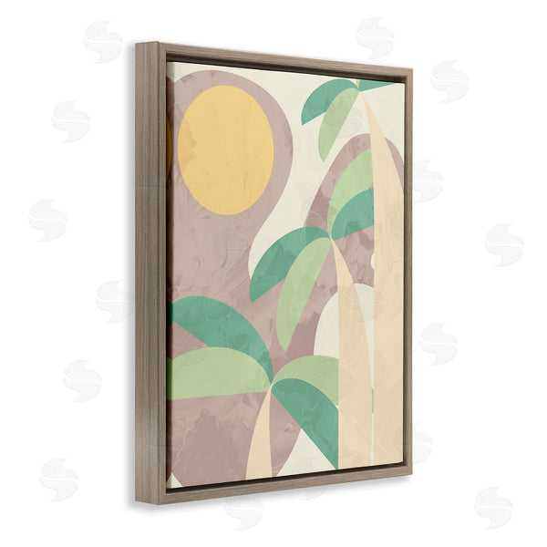 Stupell Industries Stupell Studio | Geometric Palm Tree Summer Wall Art