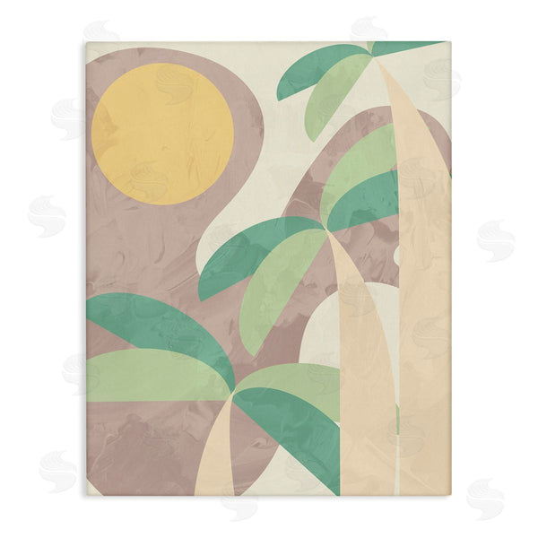 stupell industries Stupell Studio | Geometric Palm Tree Summer Wall Art
