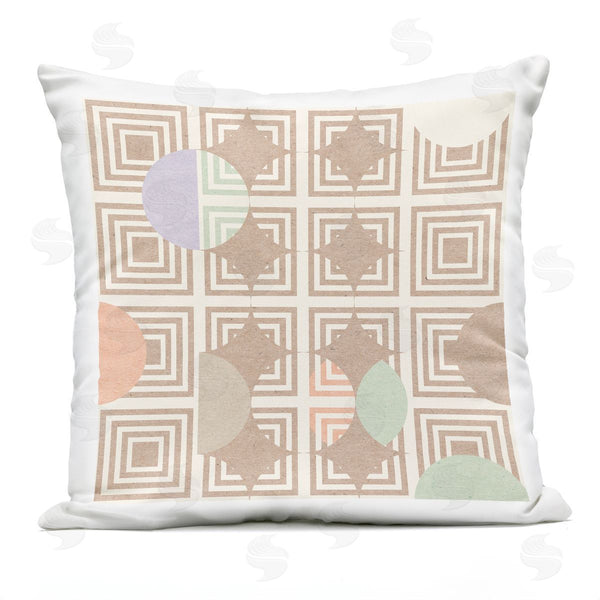 Stupell Industries Stupell Studio | Geometric Shapes & Diamond Printed Throw Pillow
