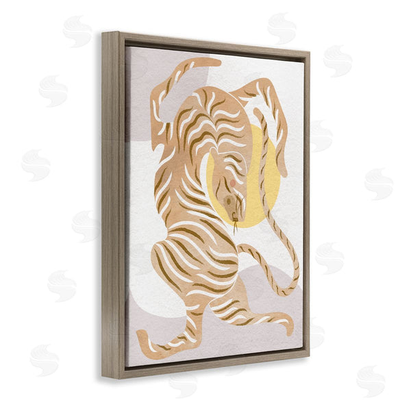 Stupell Industries Stupell Studio | Geometric Tiger Stripes Shapes Wall Art
