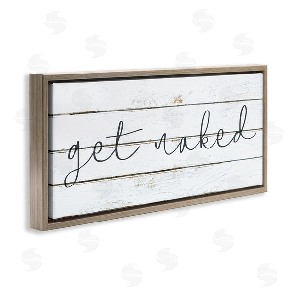 Stupell Industries Stupell Studio | Get Naked Minimal Planks