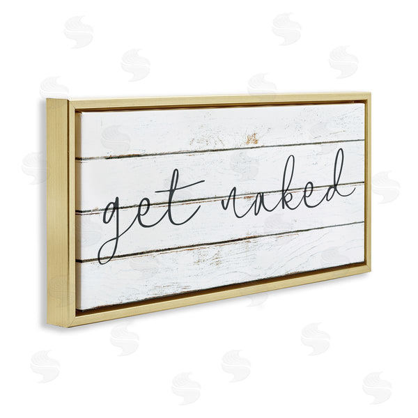 Stupell Industries Stupell Studio | Get Naked Minimal Planks