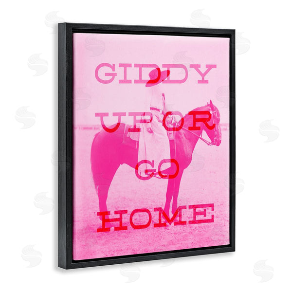 Stupell Industries Stupell Studio | Giddy Up Or Go Home Wall Art