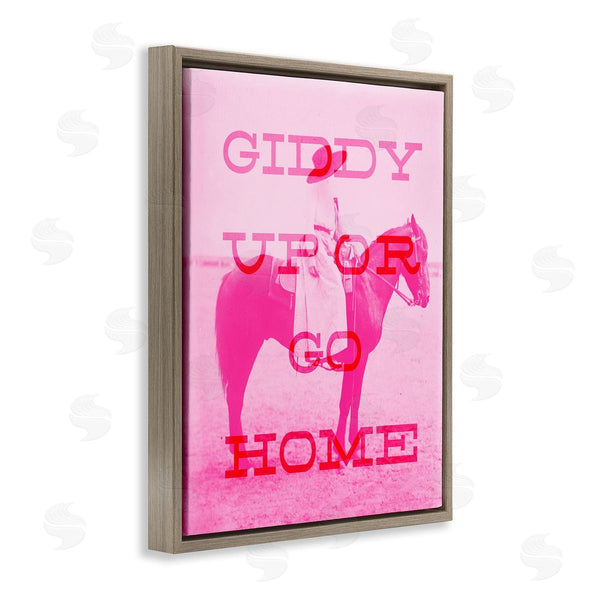 Stupell Industries Stupell Studio | Giddy Up Or Go Home Wall Art