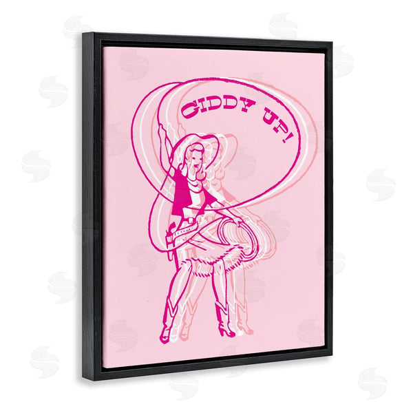 Stupell Industries Stupell Studio | Giddy Up Rodeo Girl Wall Art