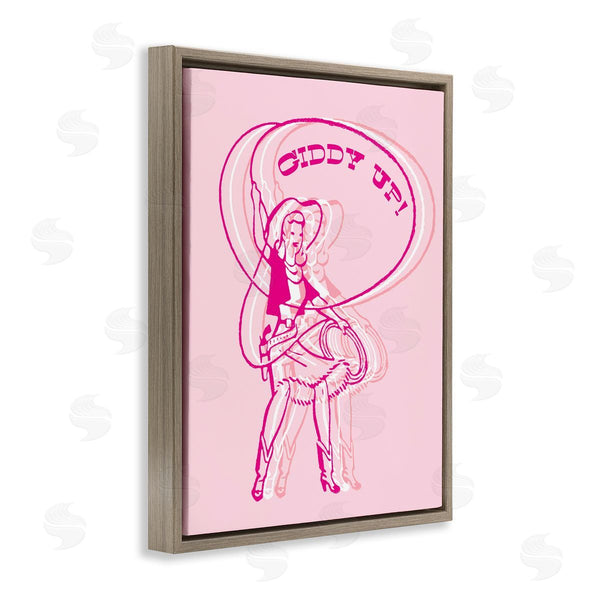 Stupell Industries Stupell Studio | Giddy Up Rodeo Girl Wall Art