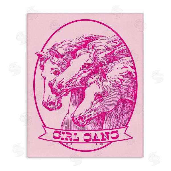 stupell industries Stupell Studio | Girl Gang Horses Wall Art