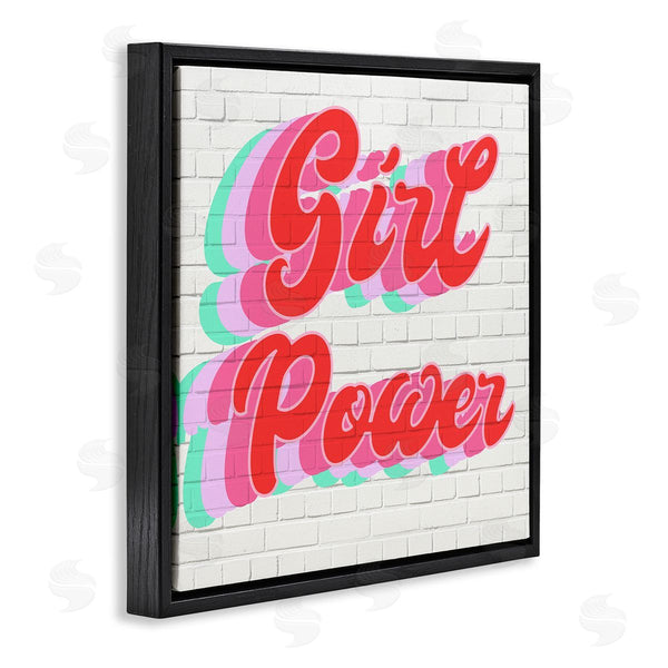 Stupell Industries Stupell Studio | Girl Power Color Pop Bricks Wall Art