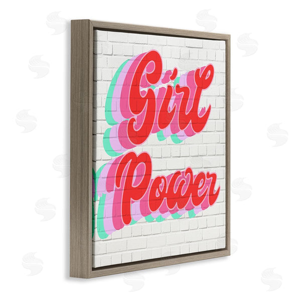 Stupell Industries Stupell Studio | Girl Power Color Pop Bricks Wall Art