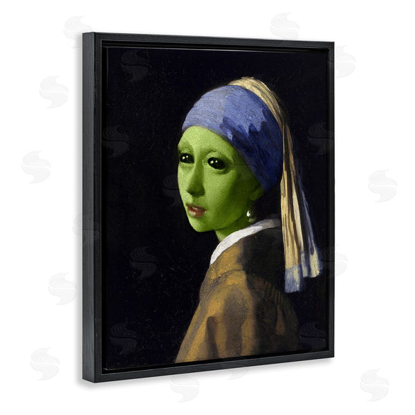 Stupell Industries Stupell Studio | Girl With Pearl Earring Alien Wall Art
