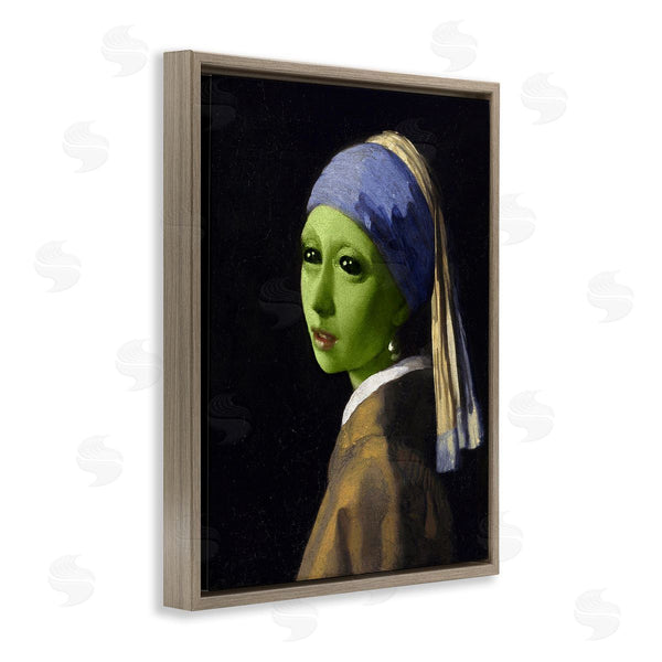 Stupell Industries Stupell Studio | Girl With Pearl Earring Alien Wall Art