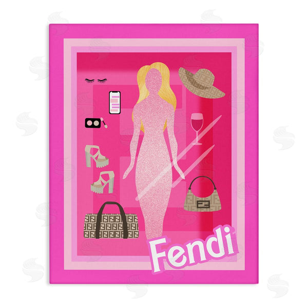 stupell industries Stupell Studio | Glam Brand Fashion Doll Wall Art