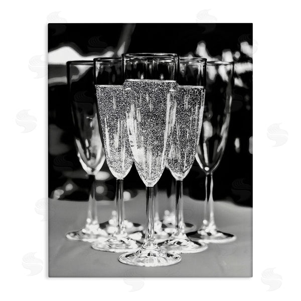 stupell industries Stupell Studio | Glam Champagne Flutes Wall Art