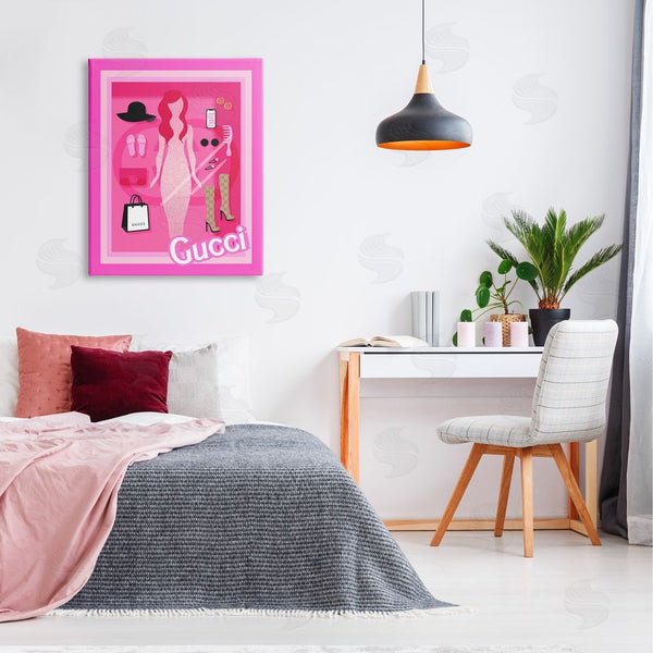 Stupell Industries Stupell Studio | Glam Fashion Doll Wall Art