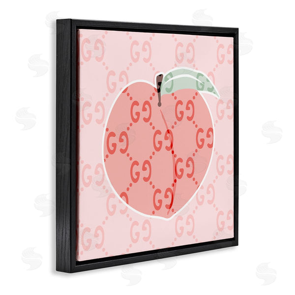 Stupell Industries Stupell Studio | Glam Patterned Peach Wall Art