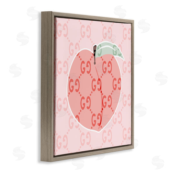 Stupell Industries Stupell Studio | Glam Patterned Peach Wall Art
