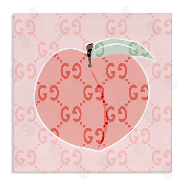 stupell industries Stupell Studio | Glam Patterned Peach Wall Art