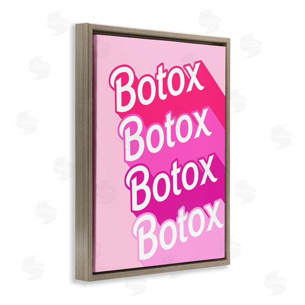 Stupell Industries Stupell Studio | Glam Pink Botox Phrase Wall Art