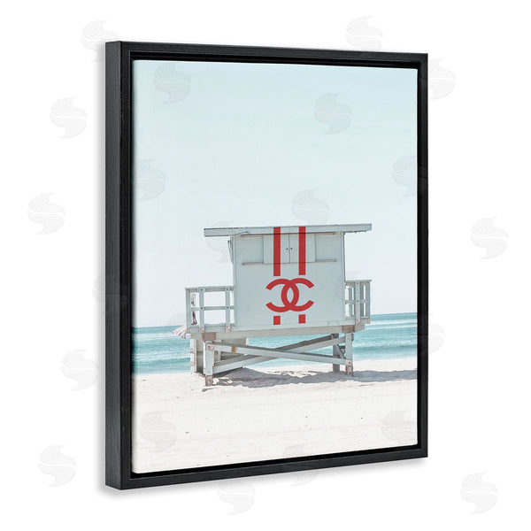 Stupell Industries Stupell Studio | Glam Summer Beach Hut Wall Art