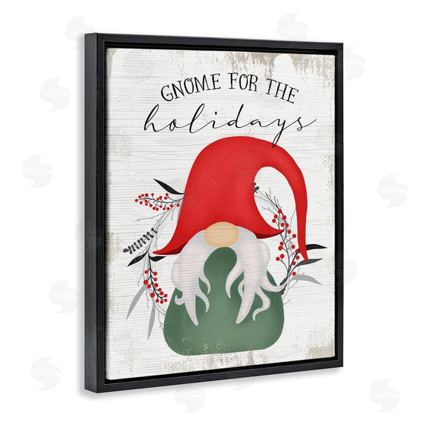 Stupell Industries Stupell Studio | Gnome For The Holidays Pun Wall Art