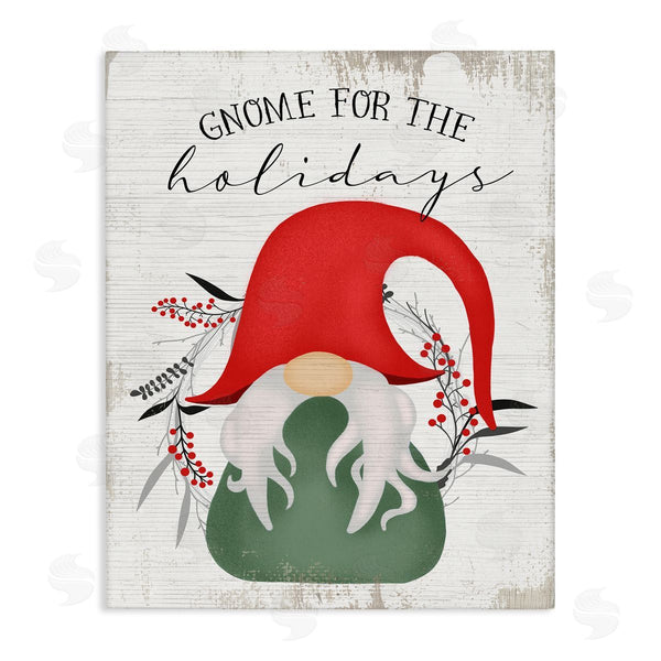stupell industries Stupell Studio | Gnome for the Holidays Pun Wall Art