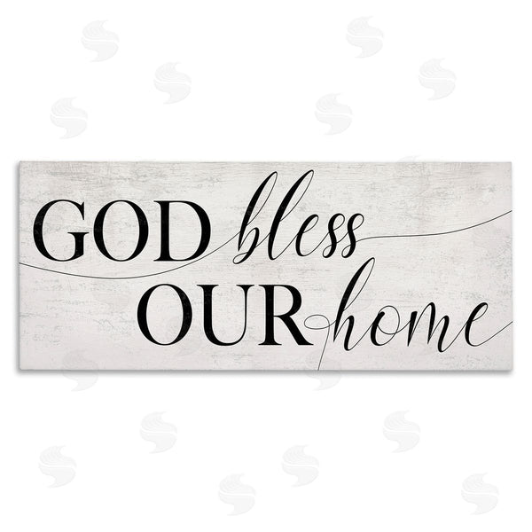 stupell industries Stupell Studio | God Bless Our Home Phrase Wall Art