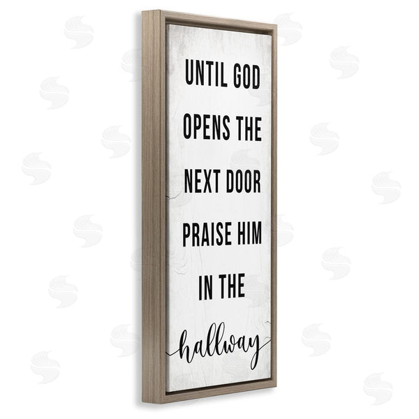 Stupell Industries Stupell Studio | God Opens The Door Phrase