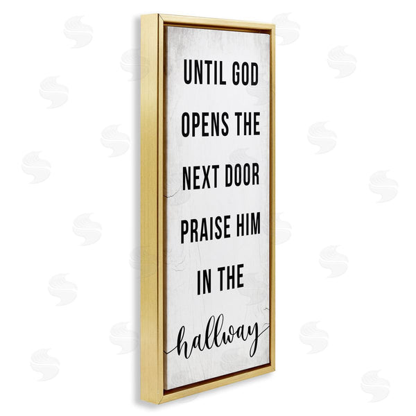 Stupell Industries Stupell Studio | God Opens The Door Phrase