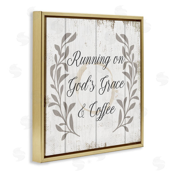 Stupell Industries Stupell Studio | God's Grace & Coffee Phrase