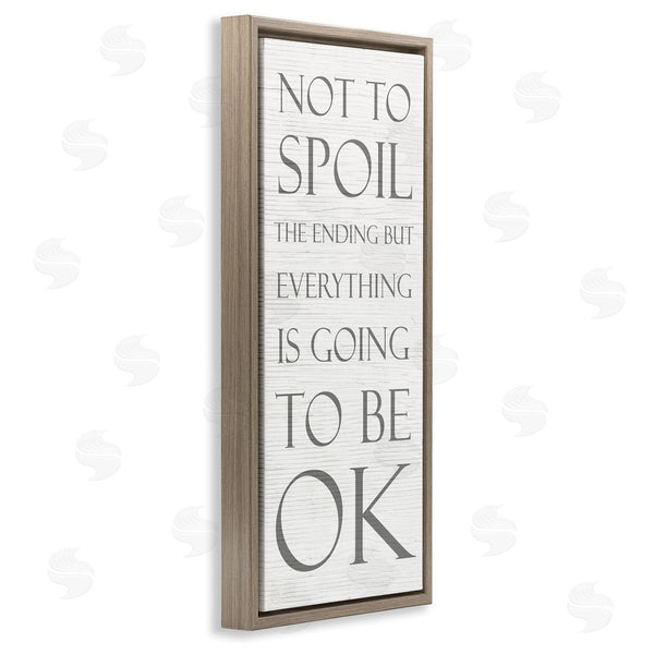 Stupell Industries Stupell Studio | Going To Be Ok Spoiler Wall Art